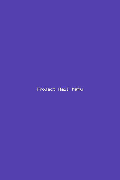 Project Hail Mary